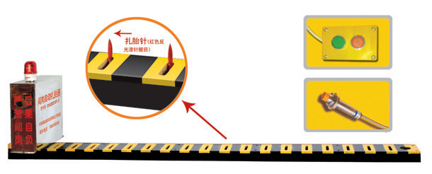 阿拉尔V3嵌入式闯岗自动扎胎器/阻车器